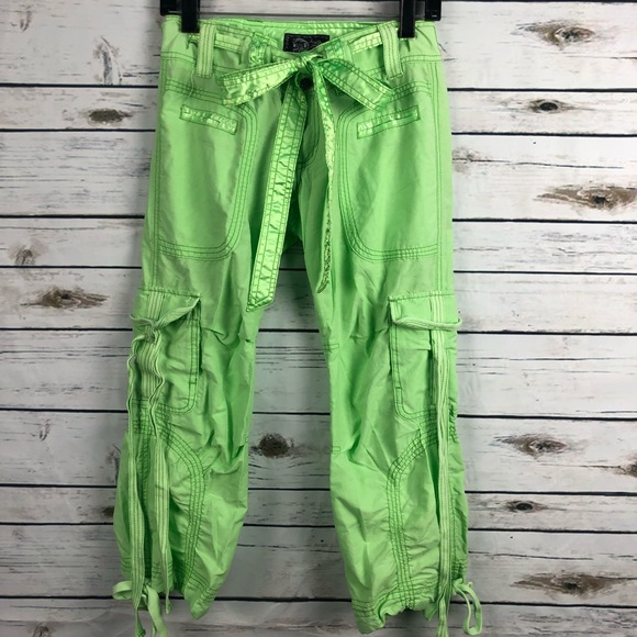 lime cargo pants